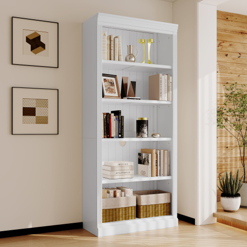 5 Tier Wooden Bookshelf