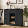 Black Storage Cabinets for Home Use