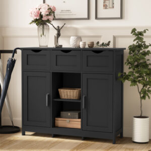 Black Storage Cabinets for Home Use