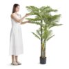 6.5 FT Artificial Gold Cane Palm Tree